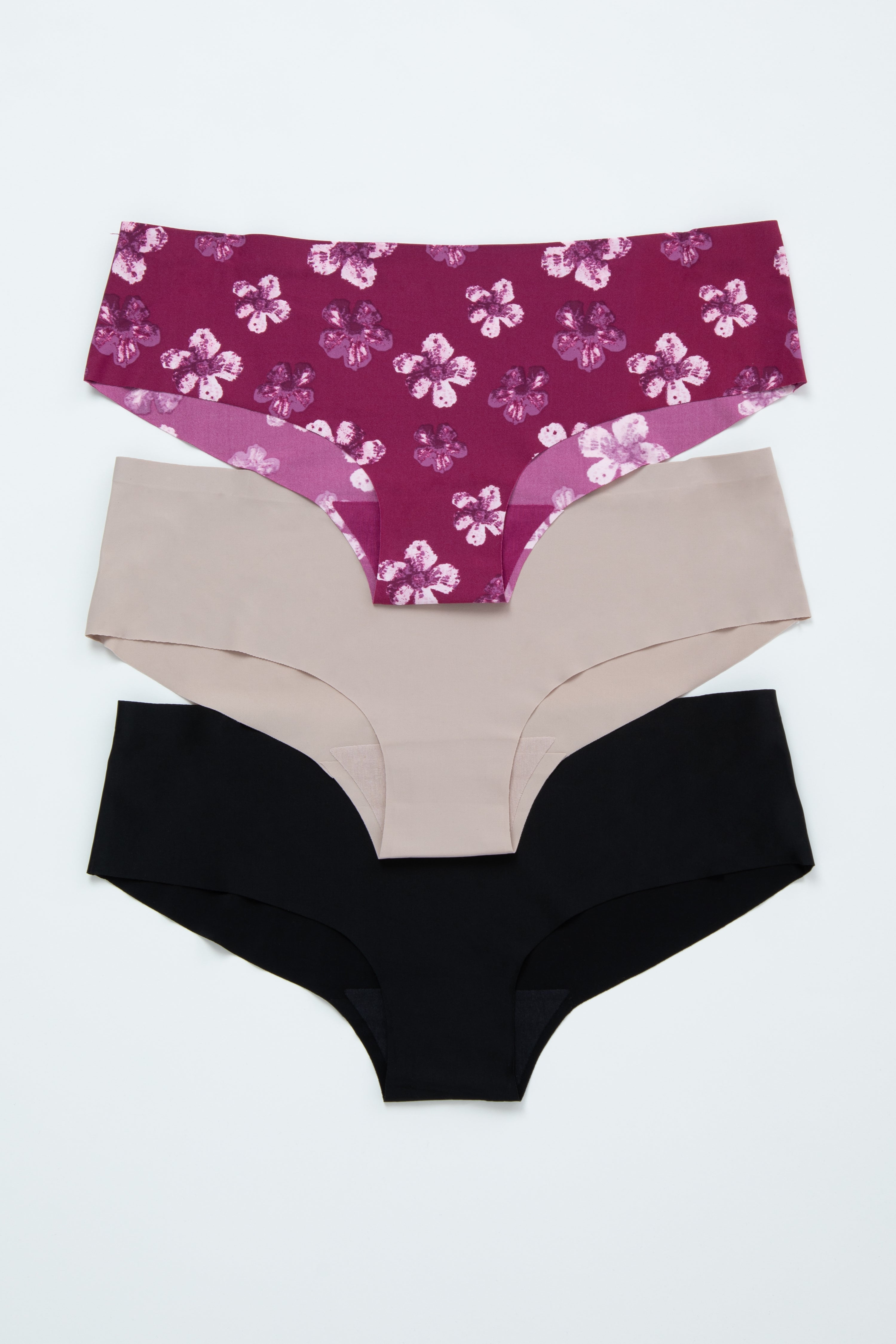Multi-Color Floral Seamless Bikini Maternity Underwear Set– PinkBlush