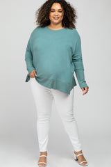 White Basic Skinny Maternity Plus Jeans