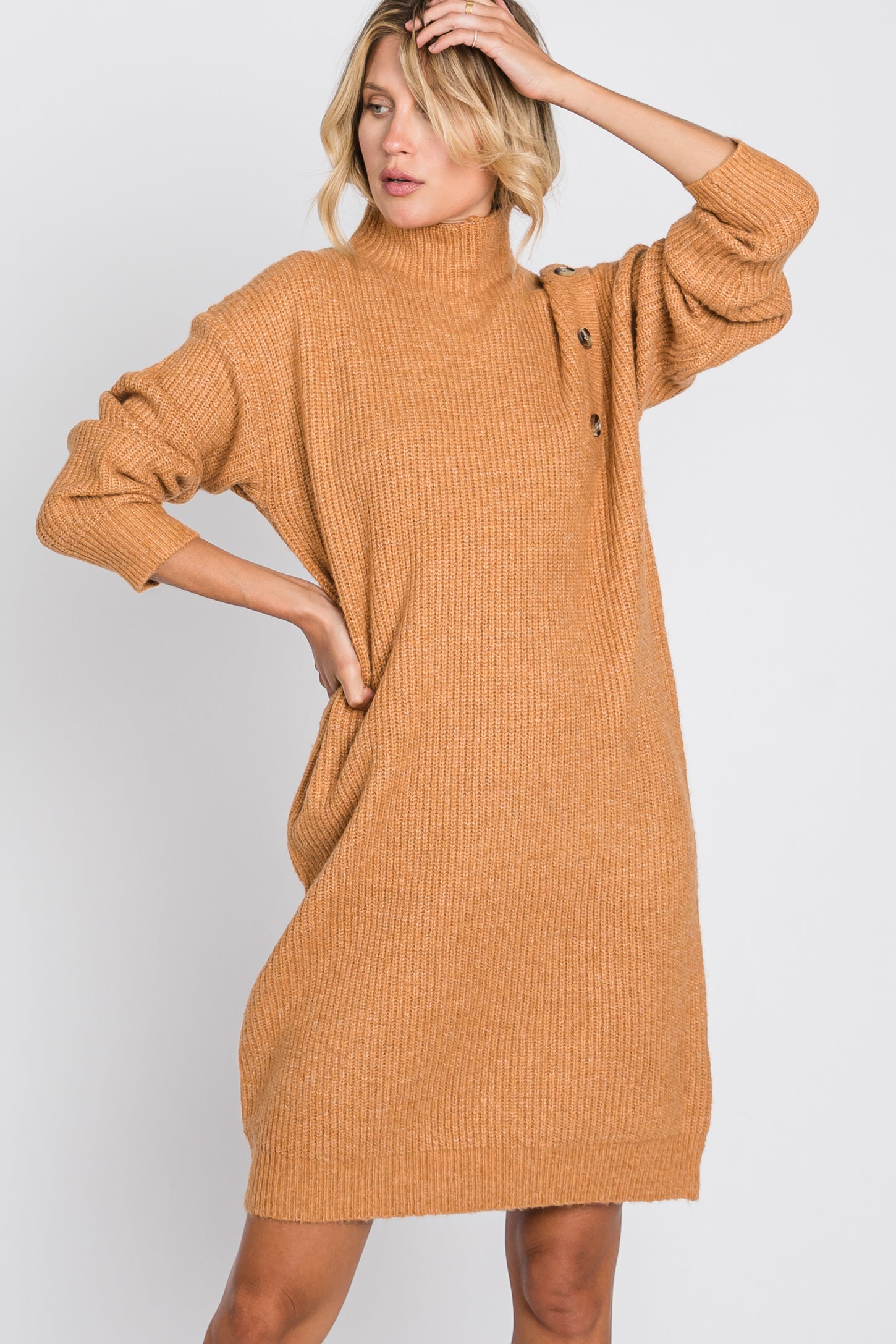 Sweater sales dress camel