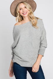 Light Olive Chenille Boatneck Sweater