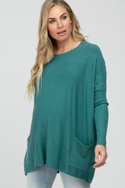 Jade Pocketed Dolman Sleeve Maternity Top