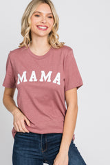 Mauve Mama Short Sleeve Top