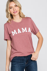 Mauve Mama Short Sleeve Top