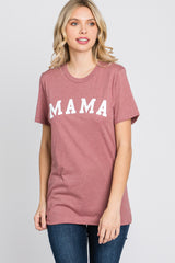 Mauve Mama Short Sleeve Top