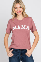 Mauve Mama Short Sleeve Top