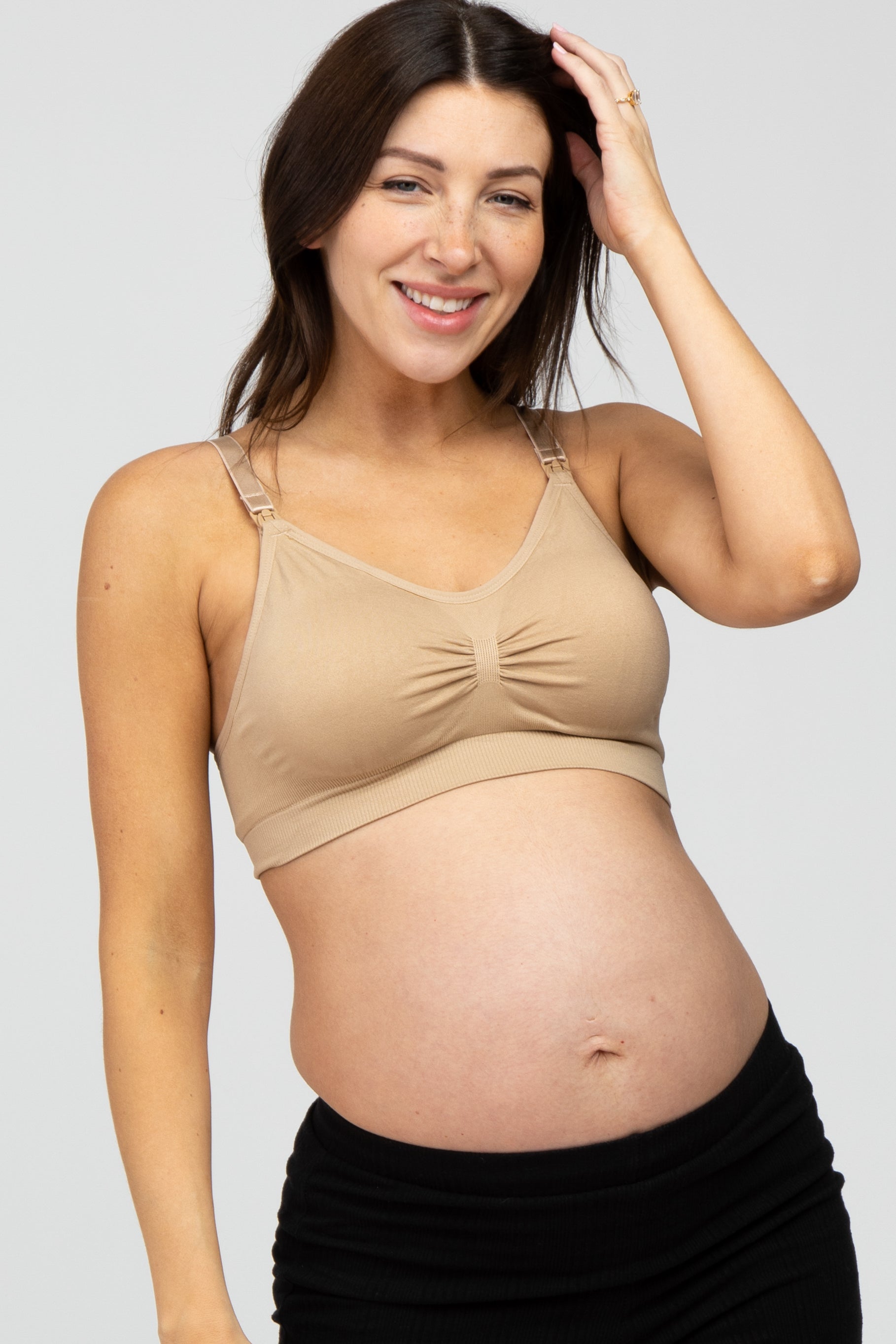 Beige Maternity/ Nursing Bra