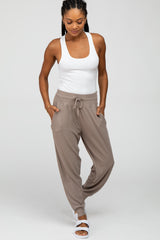 Taupe Ribbed Jogger