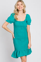 Jade Smocked Puff Sleeve Dress