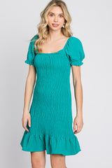 Jade Smocked Puff Sleeve Dress