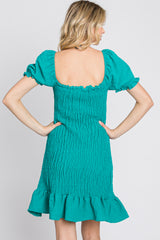 Jade Smocked Puff Sleeve Dress