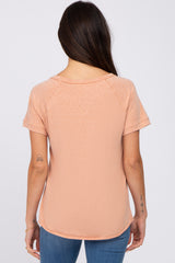 Peach Pocket Tee