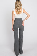 Charcoal Layered V-Front Leggings