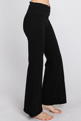 Black Layered V-Front Leggings