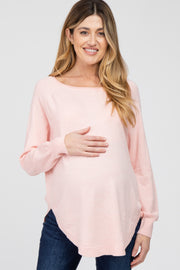 Light Pink Soft Maternity Sweater