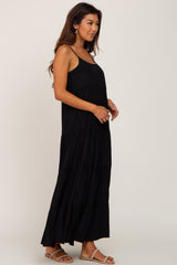 Black Tiered Maxi Dress