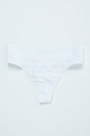 White Shadow Stripe Maternity Underwear