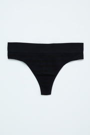 Black Shadow Stripe Maternity Underwear