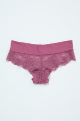 Magenta Lace Underwear