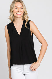 Black Sleeveless Top