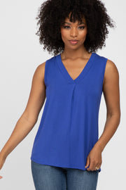 Royal Blue Sleeveless Top