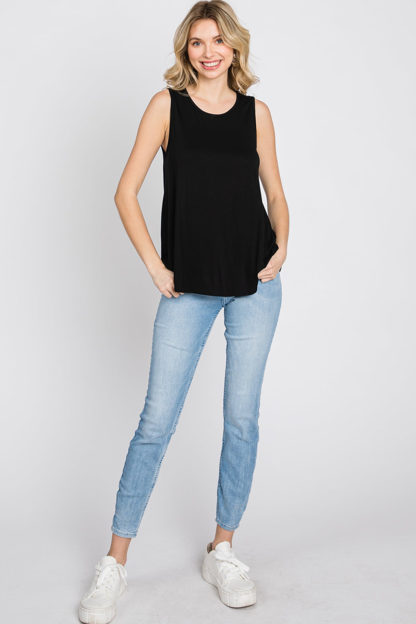 Black Swing Tank Top– PinkBlush