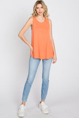 Orange Swing Tank Top