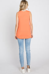 Orange Swing Tank Top