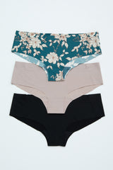 Multi-Color Floral Seamless Maternity Underwear Set