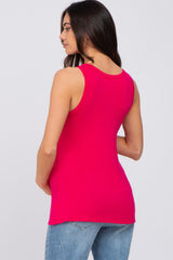 Fuchsia Basic Maternity Tank Top