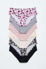 Multicolor Floral Maternity Underwear Set