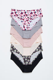 Multicolor Floral Underwear Set