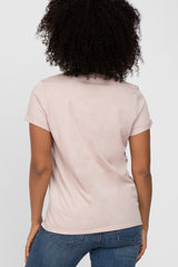 Pink Front Pocket Top