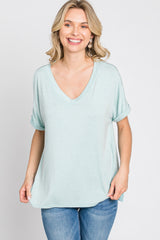 Mint V-Neck Tee