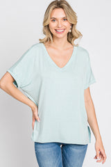 Mint V-Neck Tee