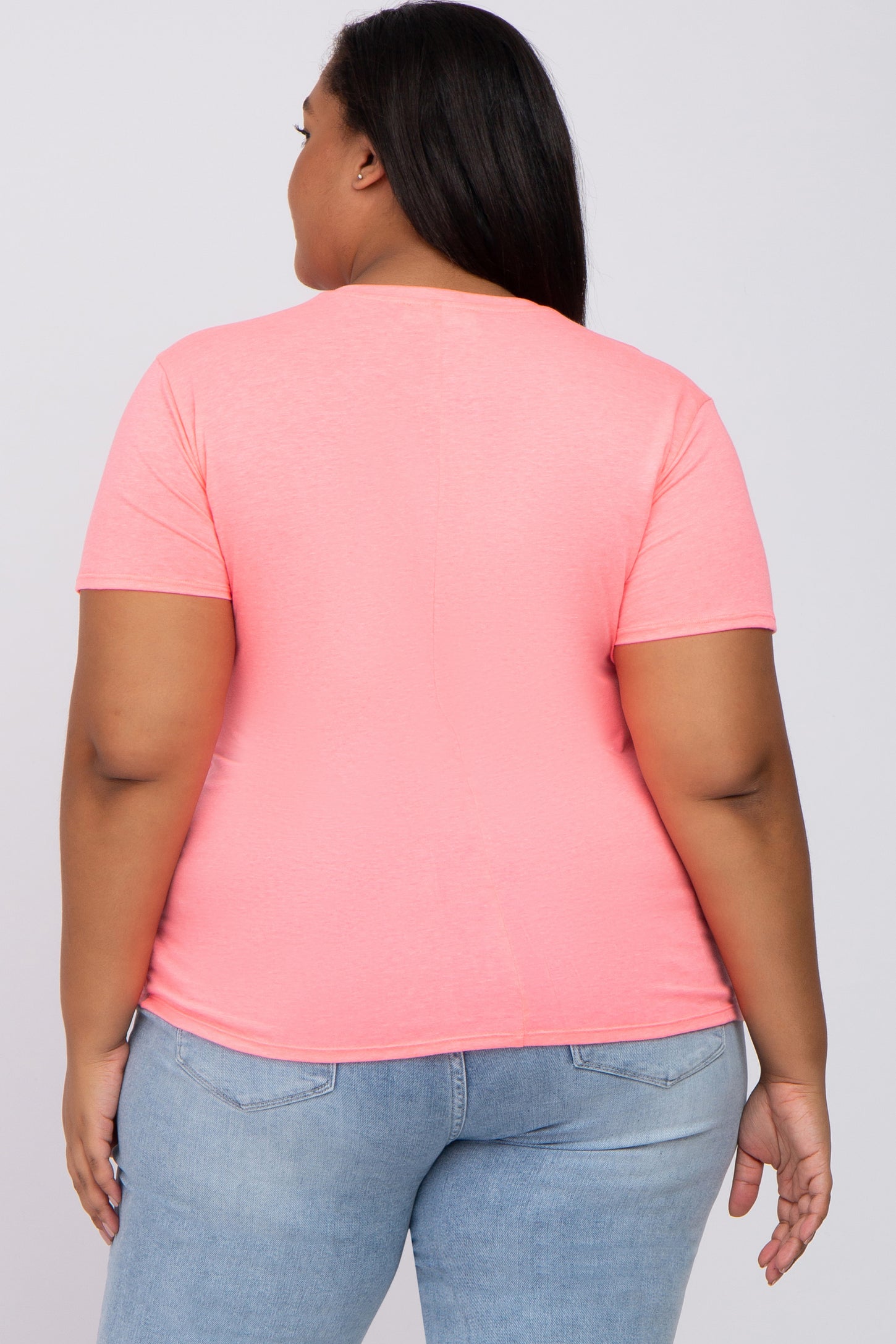 Pink Neon Solid Top