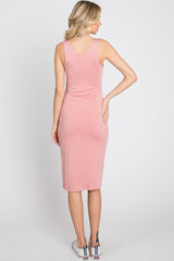 Pink Thin Strap Dress