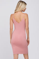 Pink Thin Strap Dress