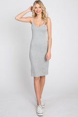 Heather Grey Thin Strap Dress