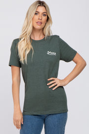 Forest Green Mama Graphic Tee