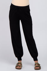 Black Maternity Jogger Pants