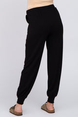 Black Maternity Jogger Pants