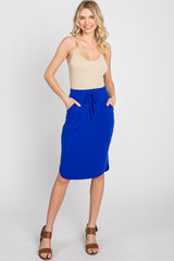 Royal Blue Skirt