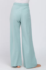 Mint Smocked Waist Lounge Pants