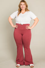 Rust Layered V-Front Plus Leggings