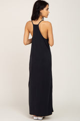 Black Racerback Maxi Dress