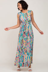 Jade Abstract Maxi Dress