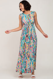 Jade Abstract Maxi Dress