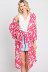 Fuchsia Floral Cover-Up