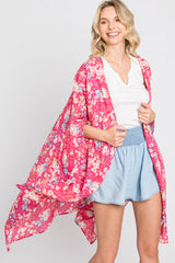 Fuchsia Floral Cover-Up