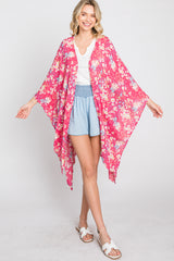 Fuchsia Floral Cover-Up